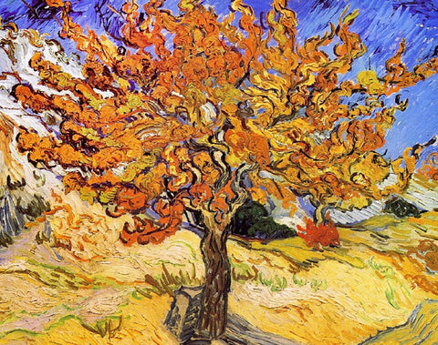 Mulberry Tree - Fridge Magnets by Vincent van Gogh