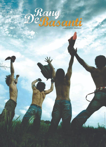 Rang De Basanti - Aamir Khan - Bollywood Hindi Movie Poster by Tallenge Store