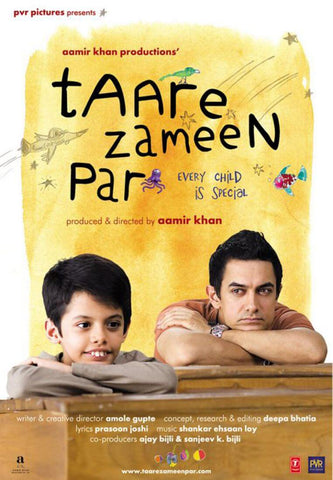 Taare Zameen Par- Aamir Khan - Bollywood Hindi Movie Poster by Tallenge Store