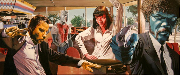 Pulp Fiction - Quentin Tarantino - Hollywood Movie Fan Art Painting - Art Prints