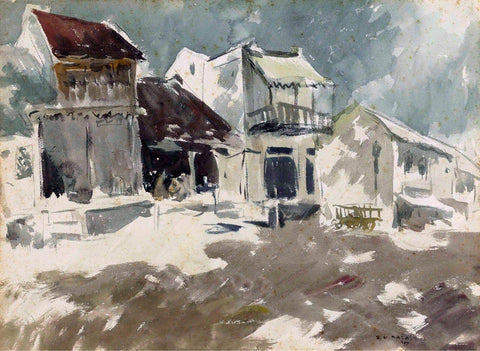 Houses - Sayed Haider Raza (Early Works) - Posters