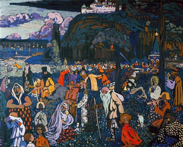 A Colorful Life (Das Bunte Leben) - Wassily Kandinsky - Masterpiece Abstract Art Painting - Art Prints