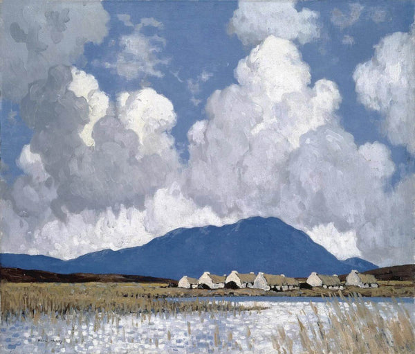 A Connemara Village - Paul Henry RHA - Irish Master - Landscape Impressionist Painting - Art Prints