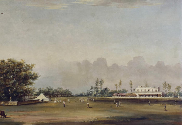 A Cricket Match In India 1792 (The First Painting Of Cricket In India) - William and Thomas Daniell - Vintage Orientalist Painting - Large Art Prints