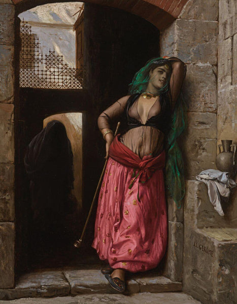 A Girl In Cairo (Jeune fille du Caire) - Jean-Léon Gérôme - Orientalist Art Painting - Canvas Prints