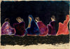 A Group Of Women - Rabindranath Tagore Masterpiece Painting - Canvas Prints