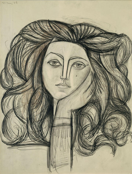 A Portrait Of Francoise Gilot - Pablo Picasso Painting - Art Prints