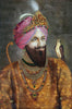 A Portrait Of Guru Govind Singh Ji - Vintage Sikh Painting - Art Prints