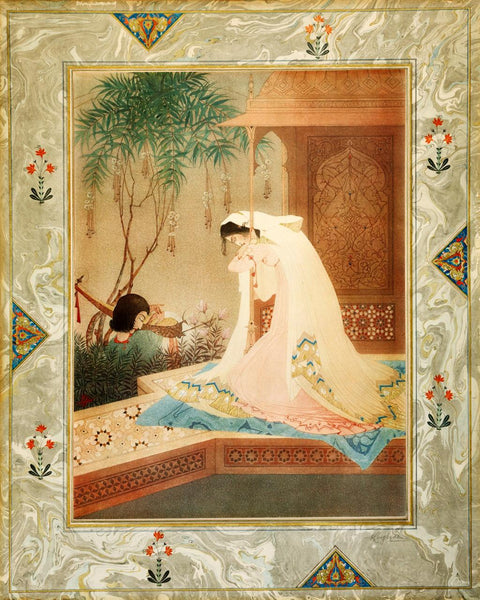 A Serenade - Abdur Chugtai - Art Painting - Art Prints