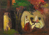A Village Scene - Sailoz Mookherjea - Bengal School Art - Indian Painting - Art Prints