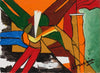 Abstract - Maqbool Fida Husain Painting - Canvas Prints