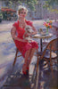 Afternoon Tea in Paris - Konstantin Razumov Painting - Framed Prints