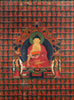 Akshobhya Buddha - c1800 Vintage Tibetan Buddhist Thangka Painting - Large Art Prints