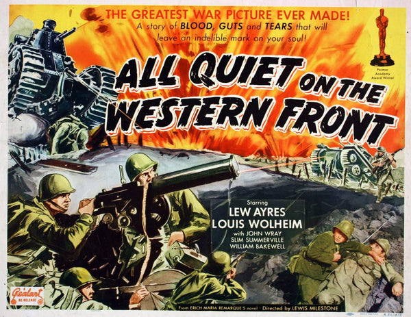 All Quiet On The Western Front (1930) - War Movie Poster - Posters