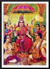 Set of 10 Best of Raja Ravi Varma Spiritual Deities Paintings - Framed Poster Paper (12 x 17 inches) each