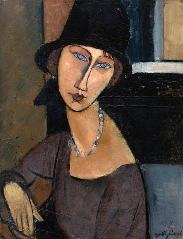 Woman With Blue Eyes by Amedeo Modigliani