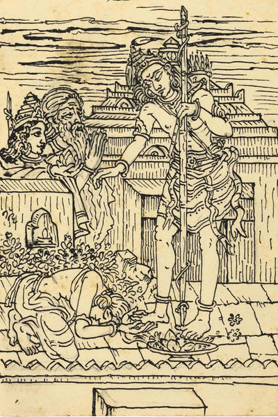An Illustration From Ramayana - Nandalal Bose - Bengal School Painting - Canvas Prints
