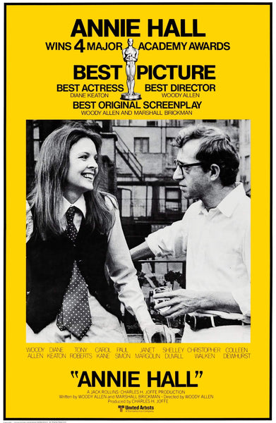 Annie Hall - Diane Keaton - Woody Allen - Hollywood English Movie Poster 2 - Framed Prints