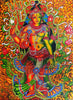 Ardhanarishwar - Shiva (Male) And Shakti (Female) - Kerala Mural Art - Large Art Prints