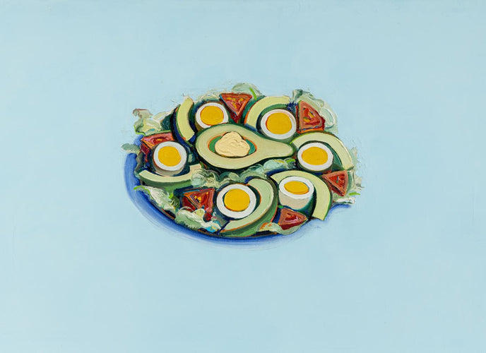 Large Artwork Prints of Avocado Salad - Wayne Thiebaud - Large Art Prints by Wayne Thiebaud