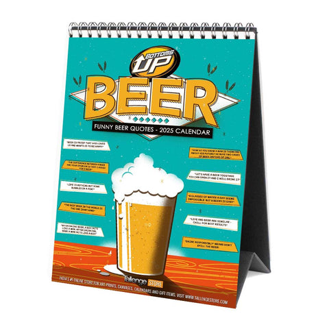 2025 Desk Calendar - Beer Poster Collection by Tallenge Store