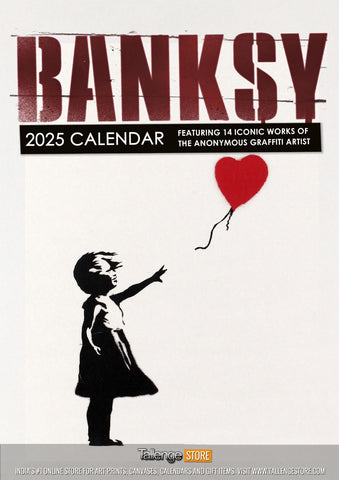 2025 Wall Calendar - Banksy - Graffiti Artist by Tallenge Store