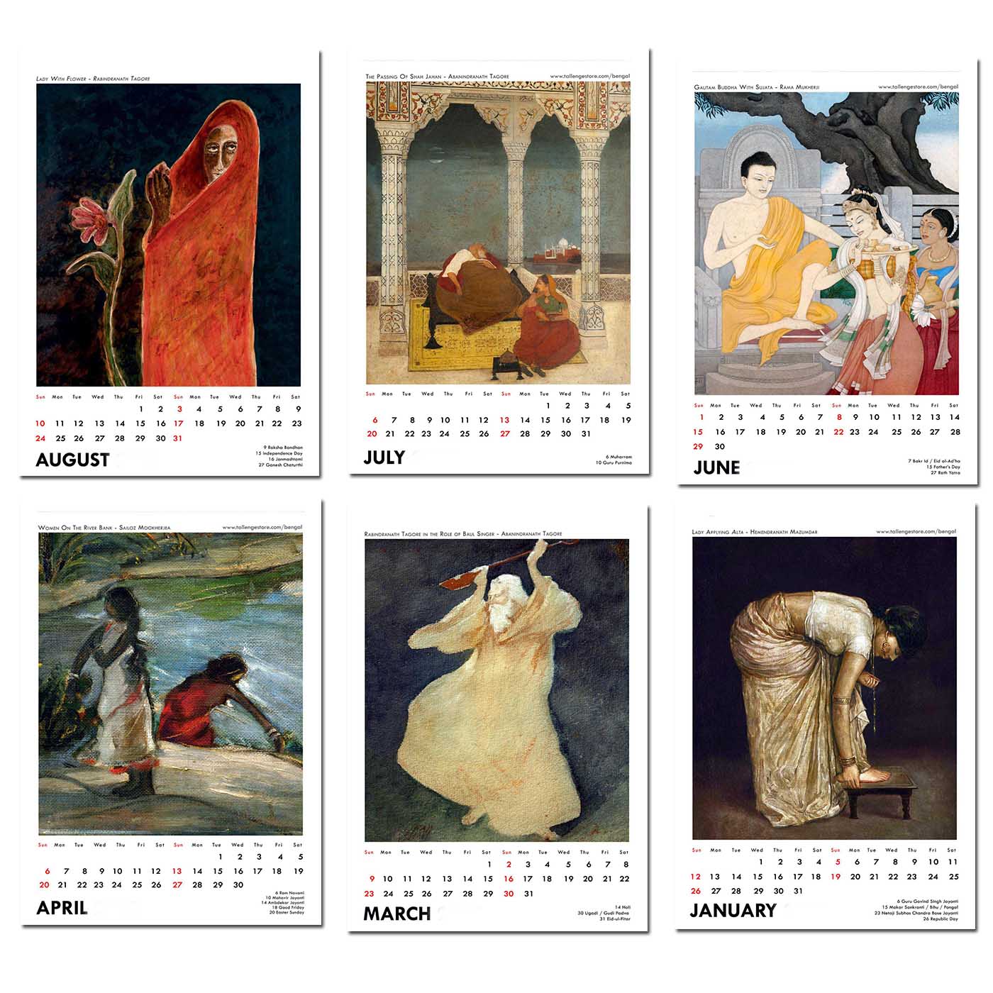 2026 Wall Calendar - Bengal School Of Art by Tallenge Store | Buy 2018 ... 2026 Wall Calendar - Bengal School Of Art by Tallenge Store | Buy 2018 ...