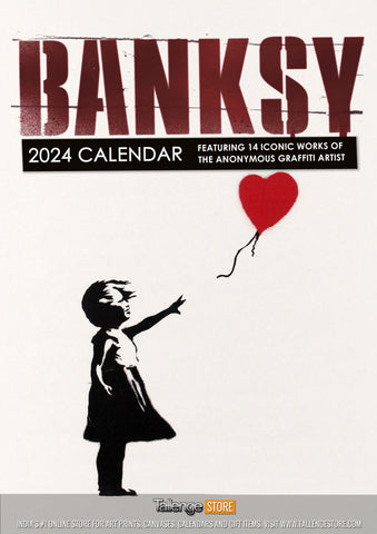 2024 Wall Calendar - Banksy - Graffiti Artist by Tallenge Store | Buy 2018  Wall Art Calendars