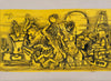 Benaras - M F Husain Painting - Art Prints