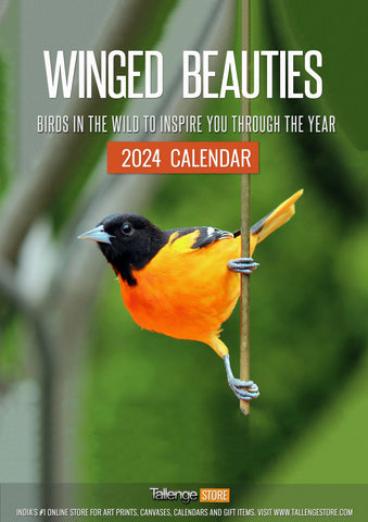 2024 Wall Calendar - Winged Beauties, Birds by Tallenge Store