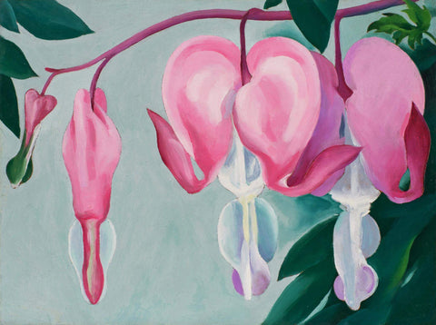 Bleeding Heart - Georgia OKeeffe Floral Painting - Posters