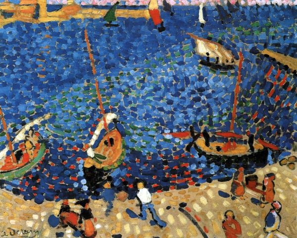 Boats At Collioure - Andre Derain - Fauve Art Painting - Art Prints