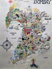 Bombay Map - Mario - Art Prints