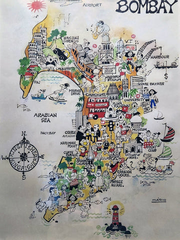 Bombay Map - Mario by Mario