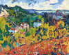 Landscape With Dead Bougival - Maurice de Vlaminck - Fauvist Art Painting - Framed Prints