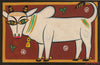 Brahma Bull - Jamini Roy - Bengal Art Painting - Framed Prints