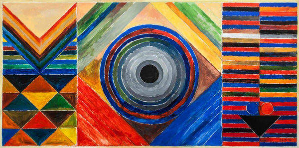 Brahmand (Universe) - Syed Haider Raza Painting - Framed Prints