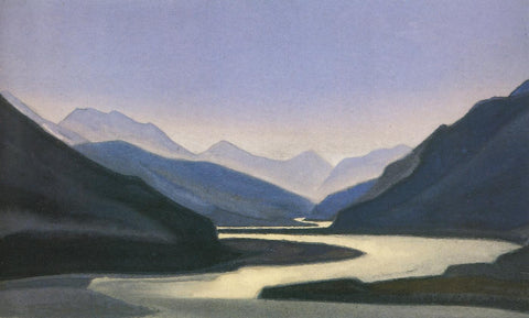 Brahmaputra - Nicholas Roerich Painting - Life Size Posters by Nicholas Roerich