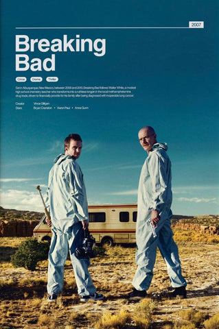 Breaking Bad - Bryan Cranston - Walter White - TV Show Poster 4 by Tallenge