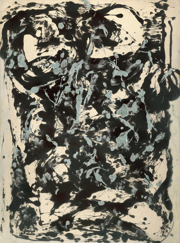 Brown And Silver (Marrón Y Plata) - Jackson Pollock - Abstract Expressionist Painting - Life Size Posters