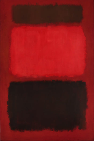 Brown and Blacks in Reds - Mark Rothko - Color Field Painting - Posters
