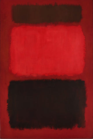 Brown and Blacks in Reds - Mark Rothko - Color Field Painting - Posters