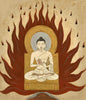 Buddha - Krishna Kattingeri Hebbar Painting - Framed Prints