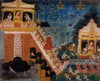 Buddha’s Descent from Tavatimsa Heaven - 13th Century Burmese Painting - Framed Prints