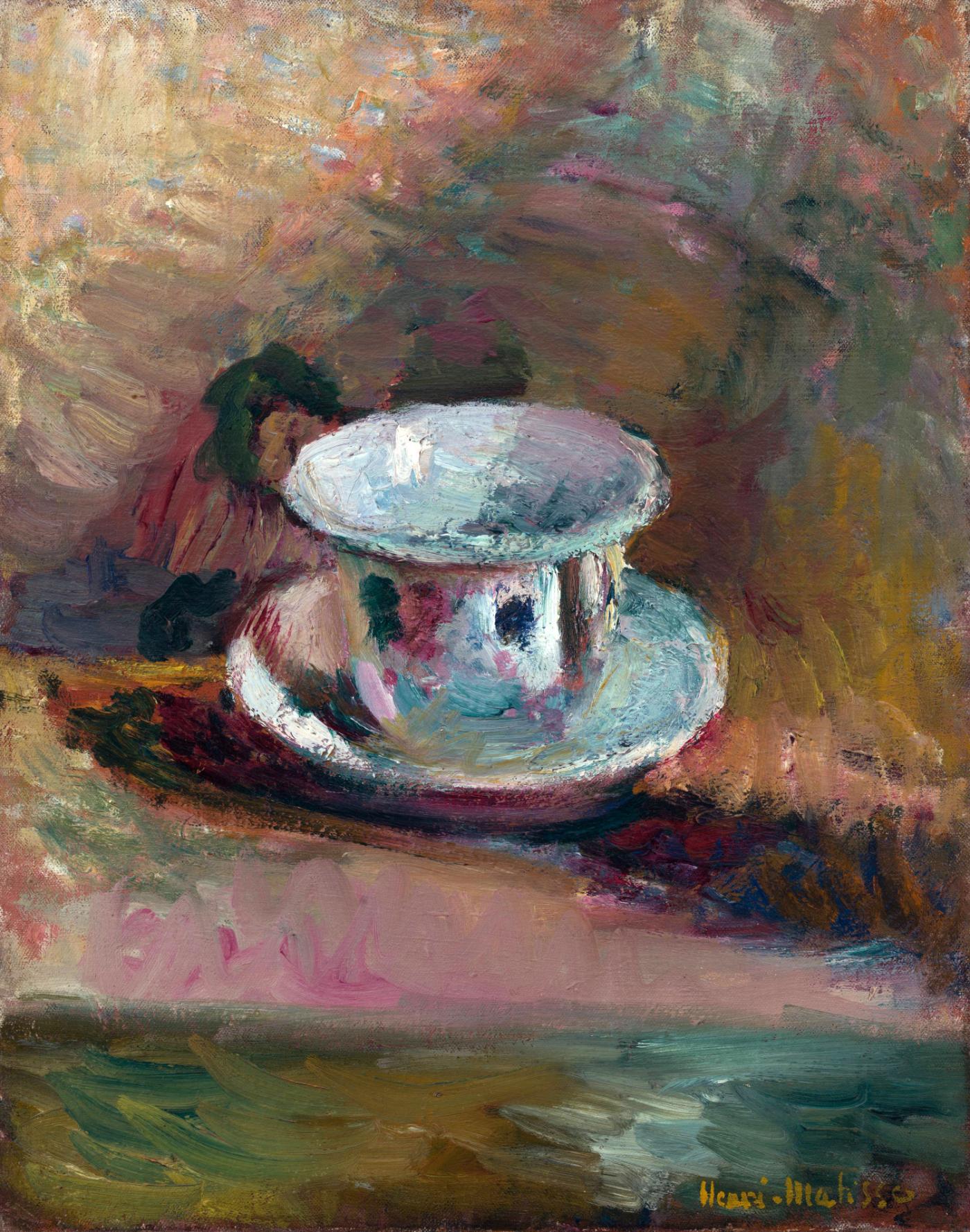 Cafe Table - Henri Matisse - Neo-Impressionist Art Painting by