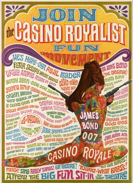 Casino Royale - James Bond Poster By Robert Mcginnis - Life Size Posters