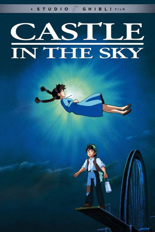 Castle In The Sky - Studio Ghibli Japanaese Animated Movie Poster by Tallenge
