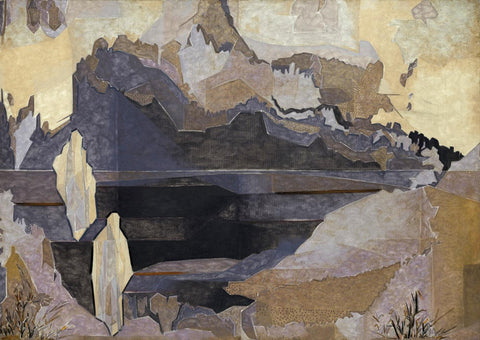 Caverns Measureless to Man I - Jehangir Sabavala - Indian Masters Painting - Framed Prints