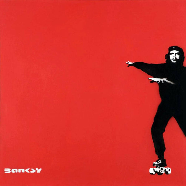 Che Guevara On Skates - Banksy - Graffiti Street Pop Art Painting Poster - Posters