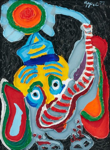 Circus Elephant - Appel - Large Art Prints